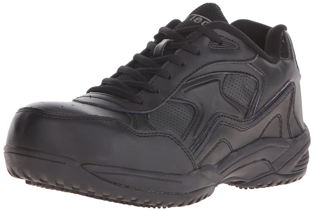 Ad Tec Workshift Work Shoes Memory Foam Non Metallic Black | ASTM F-2413 Certified, Lightweight & Heavy Duty - main product image