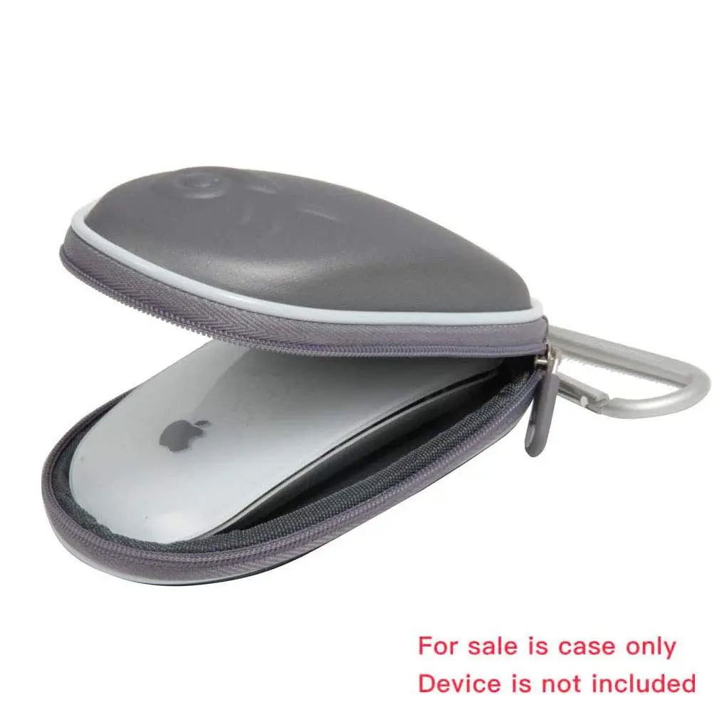 Hermitshell Grey Portable Electronic Device Cover | EVA Hard Carrying Case for Apple Magic Mouse (2nd Gen) - view 2