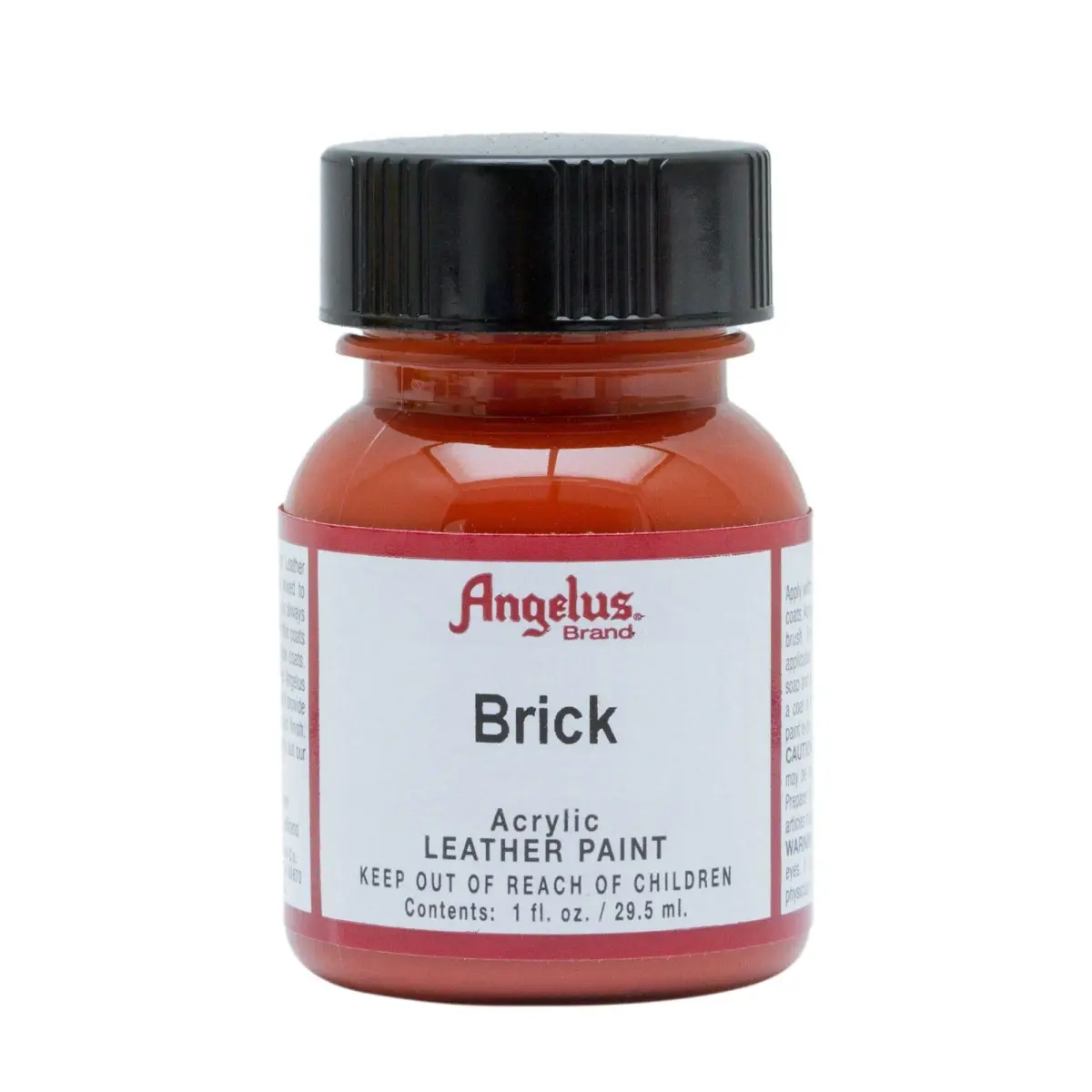 Angelus Acrylic Leather Paint, Brick Color, 1 Fl Oz (30ml) | USA-Sourced Craft Paint - view 4