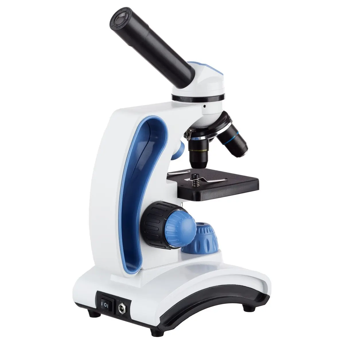 AmScope M162C-2L-PB10 1000X Dual Light Glass Lens Microscope | High Power Monocular with Metal Frame - view 4