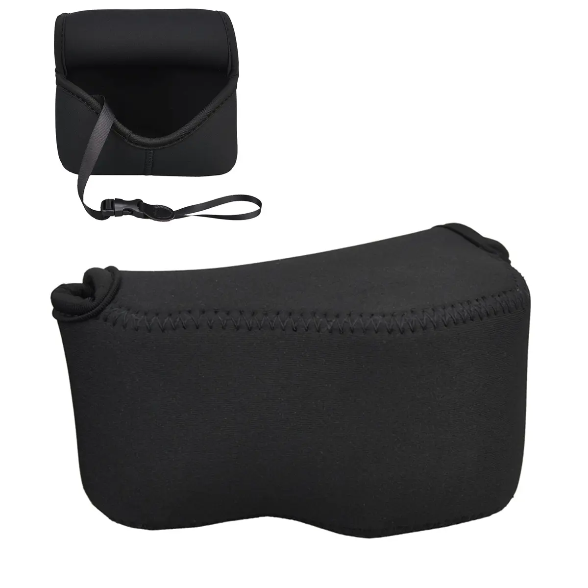 JJC Neoprene Camera Case Pouch for Compact Camera + Lens Below 4.7x2.9x3.4" | Waterproof, Elastic & Stylish - main product image