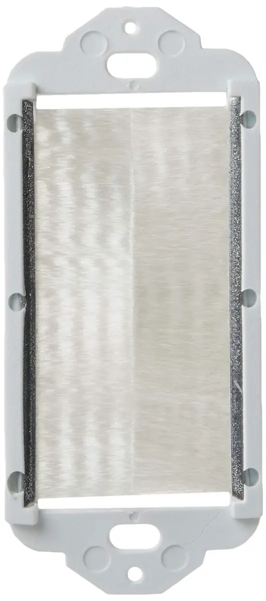 Leviton Decora Brush Passthrough Wall Plate | Cable Management Insert for Wall Openings - view 4