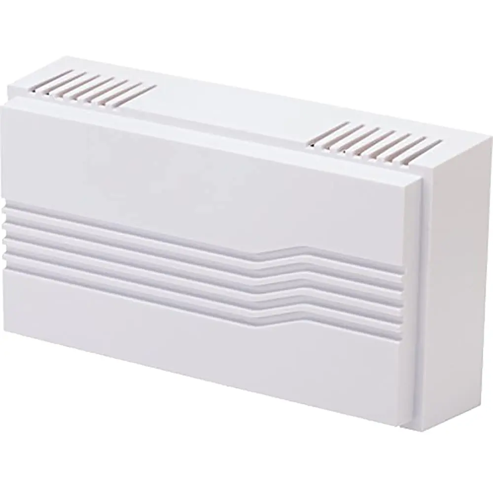 Newhouse Hardware White 2-Note Wired Mechanical Door Bell Chime CHM1 | 2-Note Ding-Dong & 1-Note Ding for Separate Doors - main product image