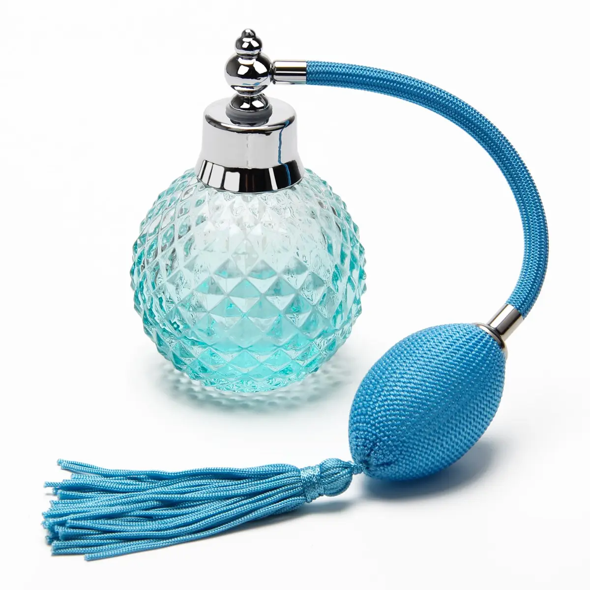 Coolrunner 100 ml Perfume Bottle, Spray Empty Refillable Bottle | Vintage Crystal Design - main product image