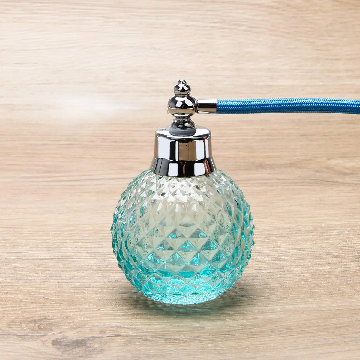 Coolrunner 100 ml Perfume Bottle, Spray Empty Refillable Bottle | Vintage Crystal Design - view 6