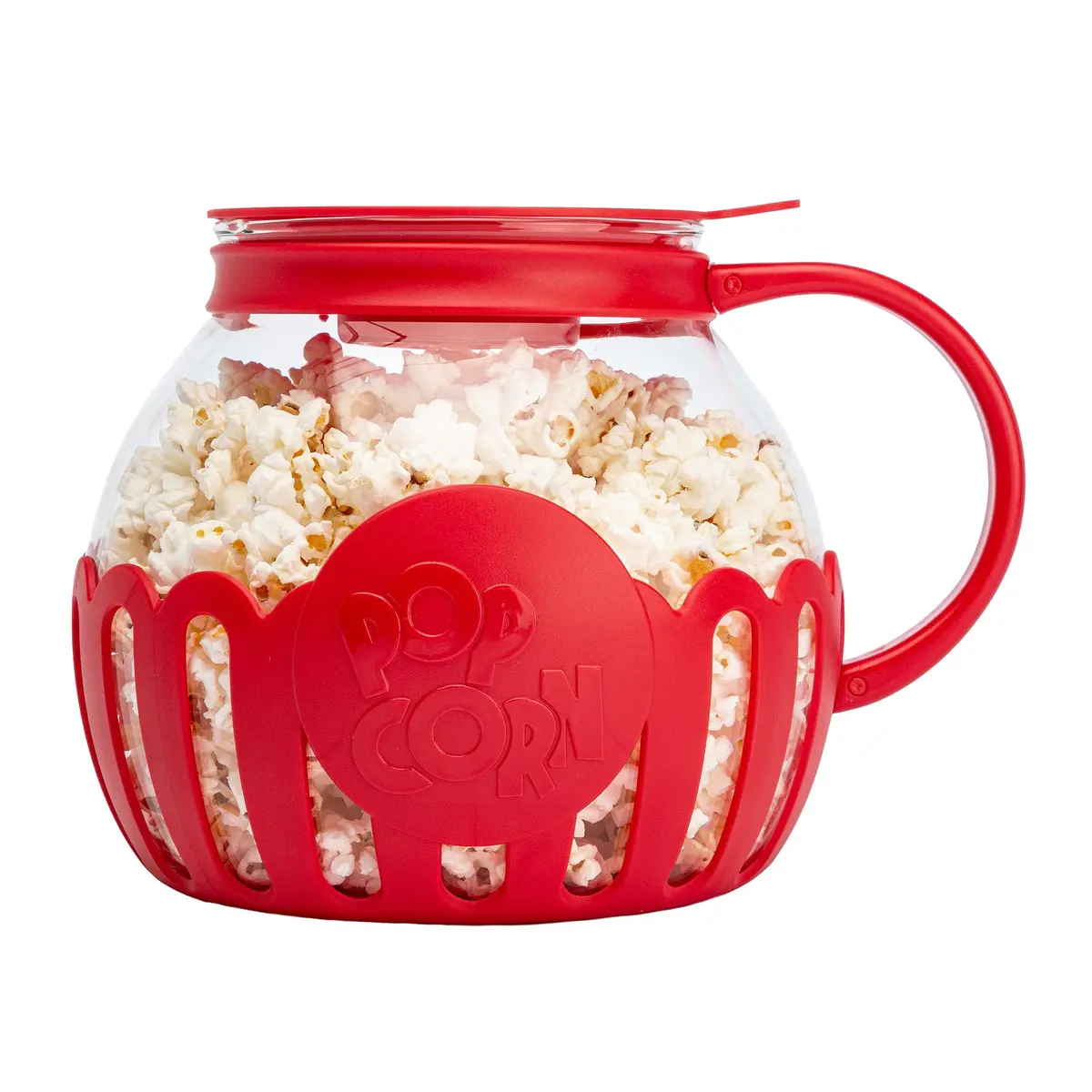 Ecolution Micro-Pop Microwave Popcorn Popper 3-Quart | Safe Glass, BPA-Free, Dishwasher Safe - main product image