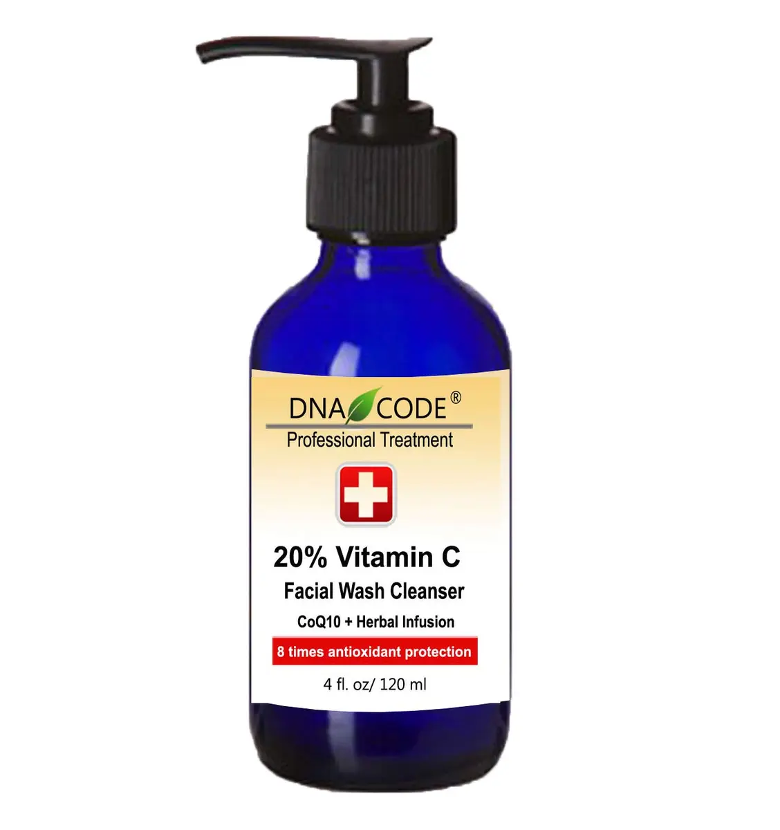 DNA Code® Vitamin C + CoQ10 Facial Cleanser 4 Count | Antioxidant Power & Skin Refinement - main product image