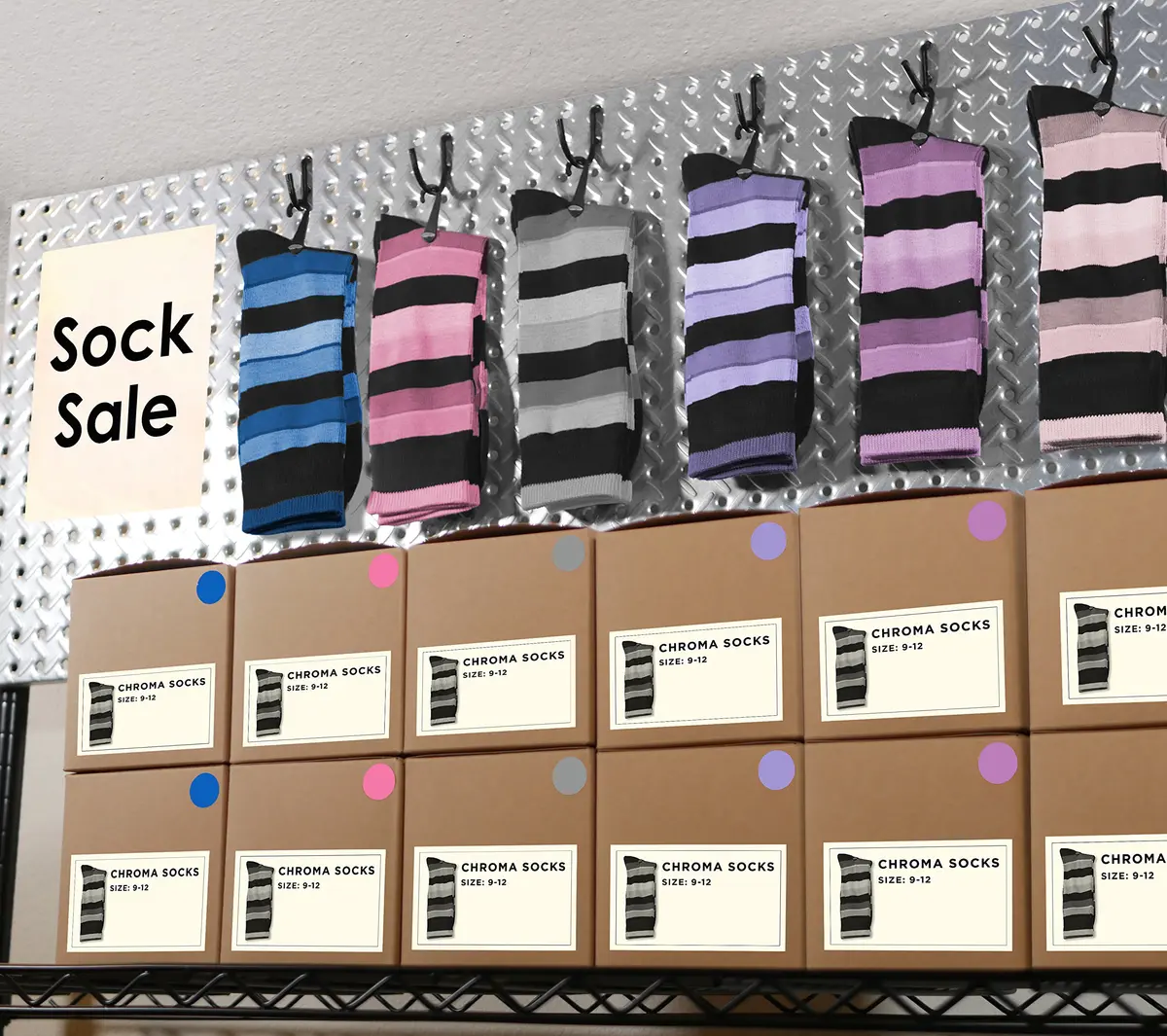 ChromaLabel Dark Blue Dot Stickers 3/4 Inch | Vibrant Color Coding for Office & Home - view 8