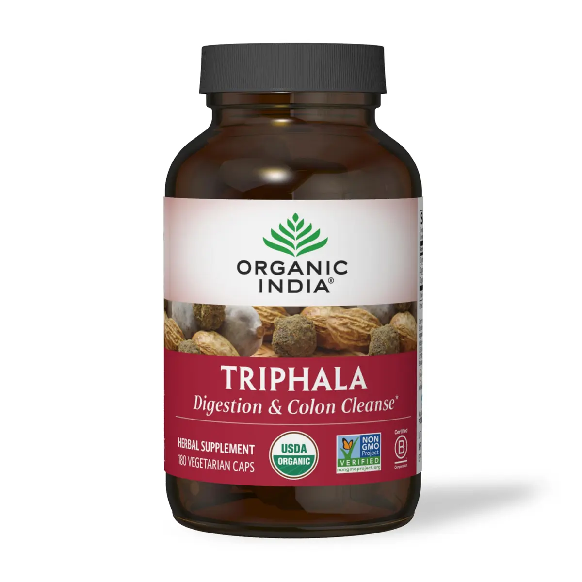 Organic India Triphala Capsules 180 Count | Supports Digestive Balance & Rejuvenation - main product image