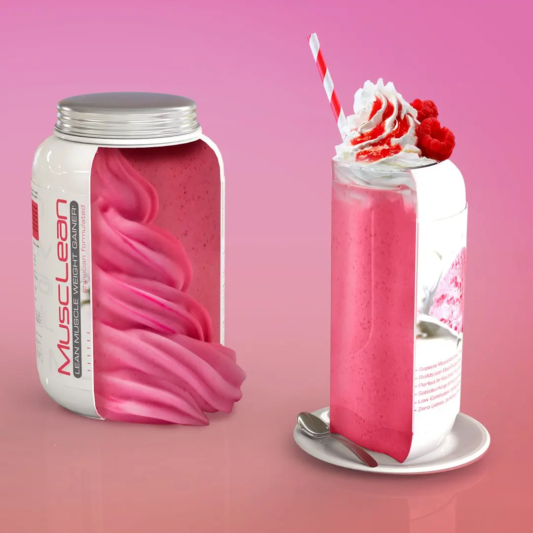 Metabolic Nutrition MuscLean Strawberry Milkshake High Protein Meal Replacement 2267g (5lb) | Physician Formulated Keto Protein - view 5
