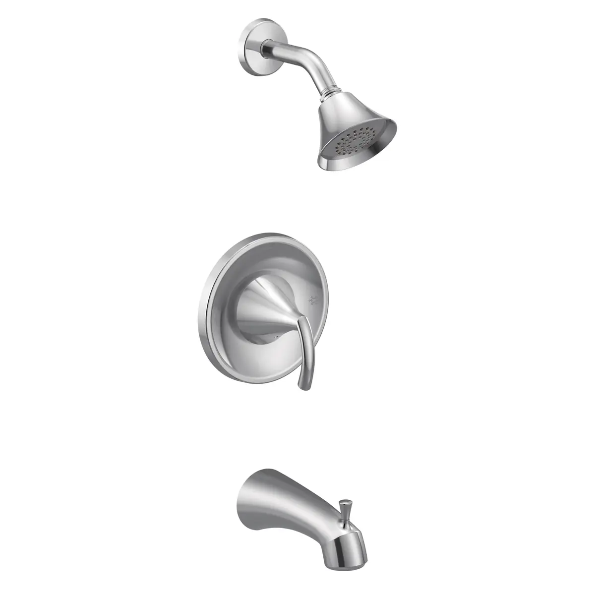 Moen Glyde Posi-Temp Tub/Shower Faucet Chrome | Versatile Transitional Design, WaterSense Certified - main product image
