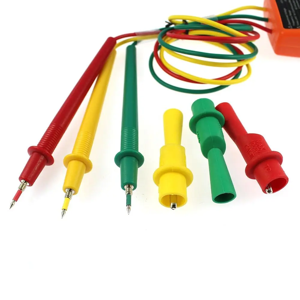 BESTDO 3 Phase Sequence Rotation Tester LED Indicator Detector Meter | Accurate AC Voltage & Rotation Check - view 3