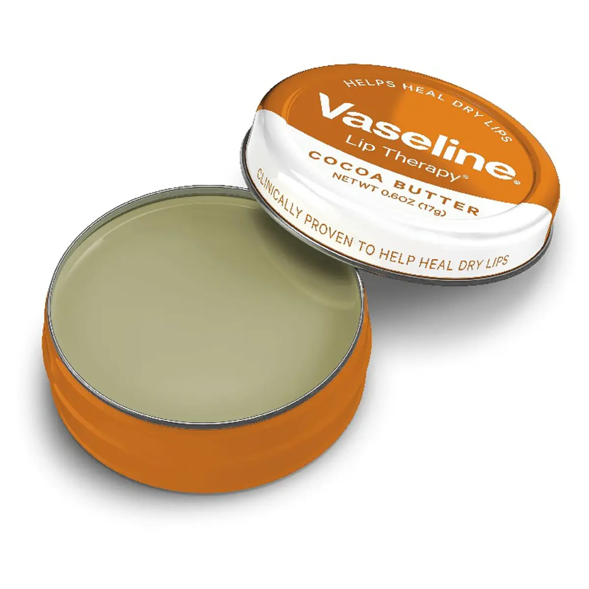 Vaseline Lip Therapy Cocoa Butter Tin Lip Balm | Intensive Healing for Dry, Chapped Lips | 0.6 oz (17 g) - view 4
