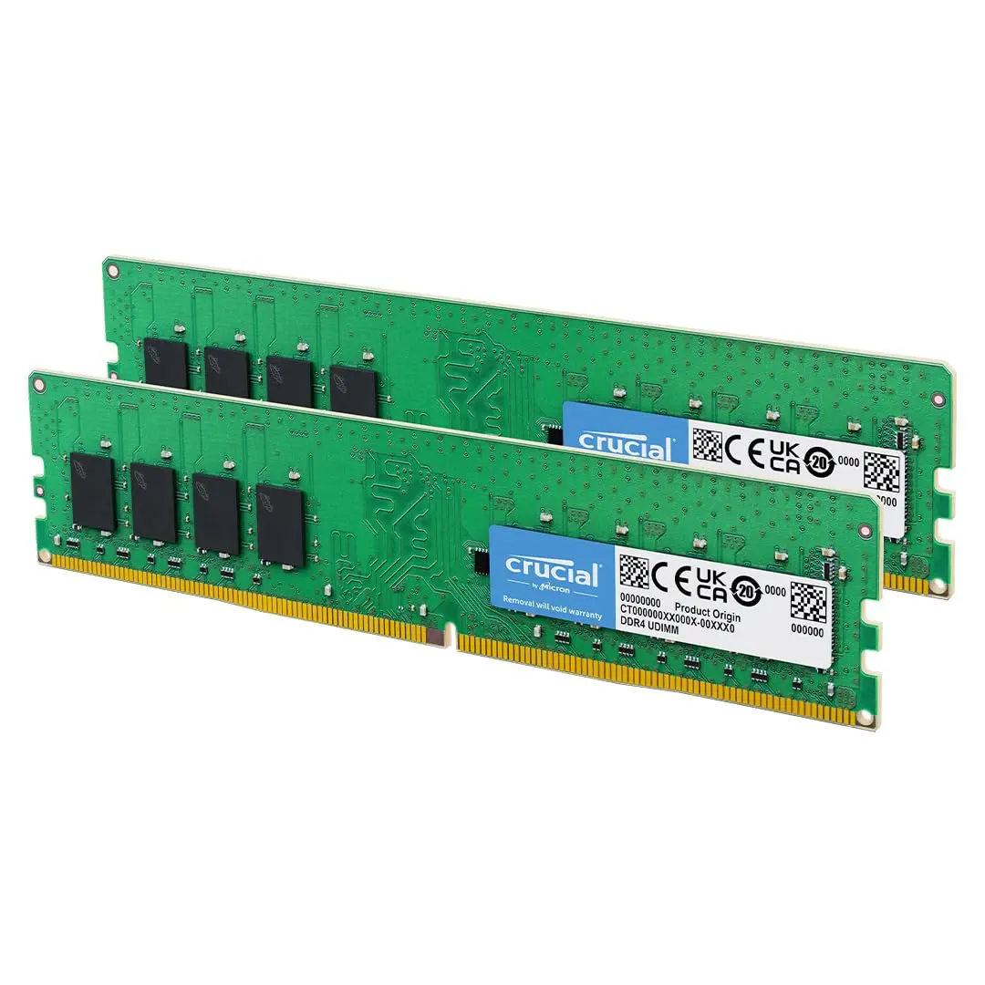 Crucial 8GB Kit (4GBx2) DDR4 2400 MT/s DIMM 288-pin | Faster PC Performance - main product image
