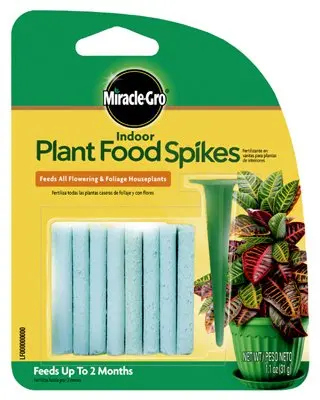 Miracle-Gro Indoor Plant Food Spikes 24 Count (Pack of 4) | Continuous Feeding for Flowering & Foliage Houseplants - view 2