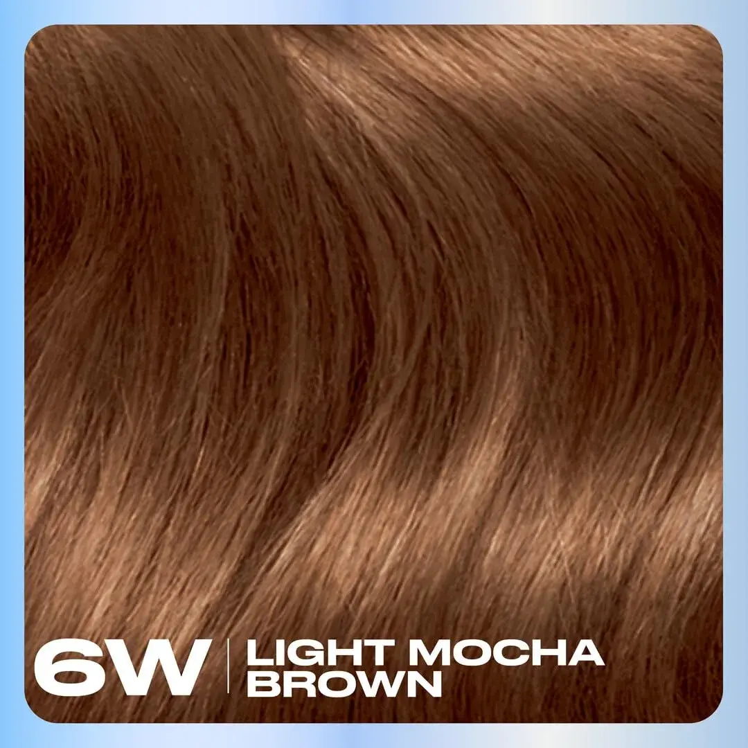 Clairol Nice'n Easy 6W Light Mocha Brown Permanent Hair Dye - 3 Pack | 100% Gray Coverage - view 3