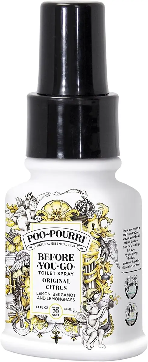 Poo-Pourri Before-You-Go Toilet Spray Original Citrus 39ml (1.4 Fl Oz) | Prevents Odors Before They Begin - view 4