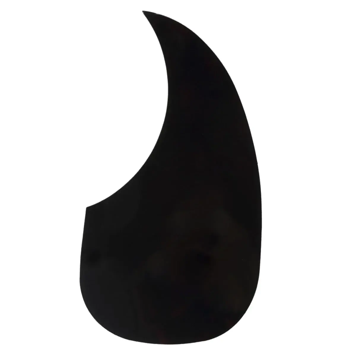 Musiclily Pro Teardrop Acoustic Guitar Pickguard Black | Fits Martin D28 Style, Self-Adhesive - main product image
