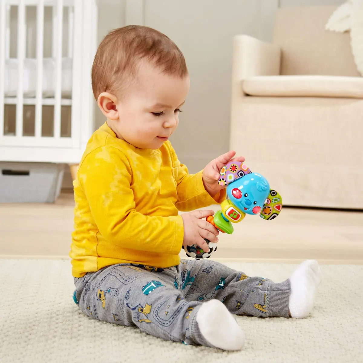 VTech Baby Rattle and Sing Puppy | Interactive Toy for 3 Months to 2 Years - view 5