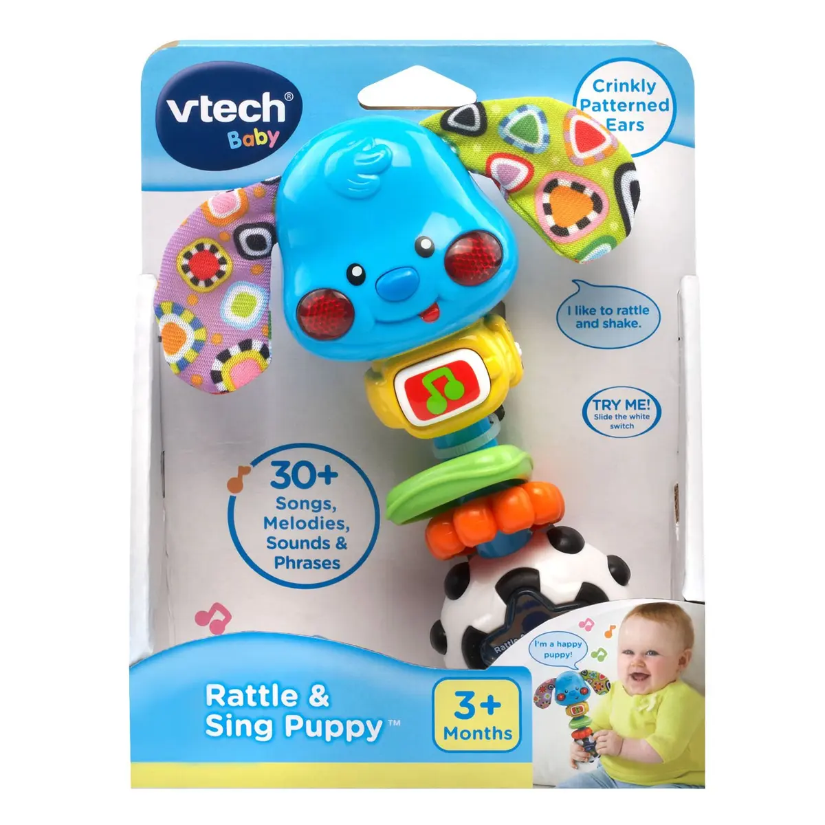 VTech Baby Rattle and Sing Puppy | Interactive Toy for 3 Months to 2 Years - view 6