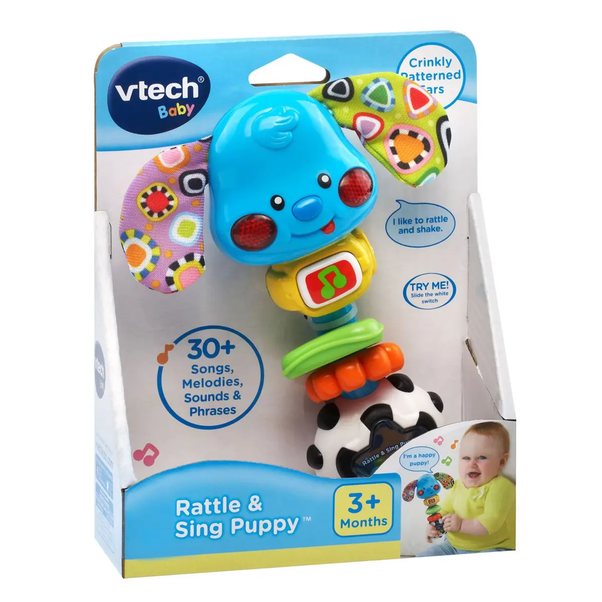 VTech Baby Rattle and Sing Puppy | Interactive Toy for 3 Months to 2 Years - view 7