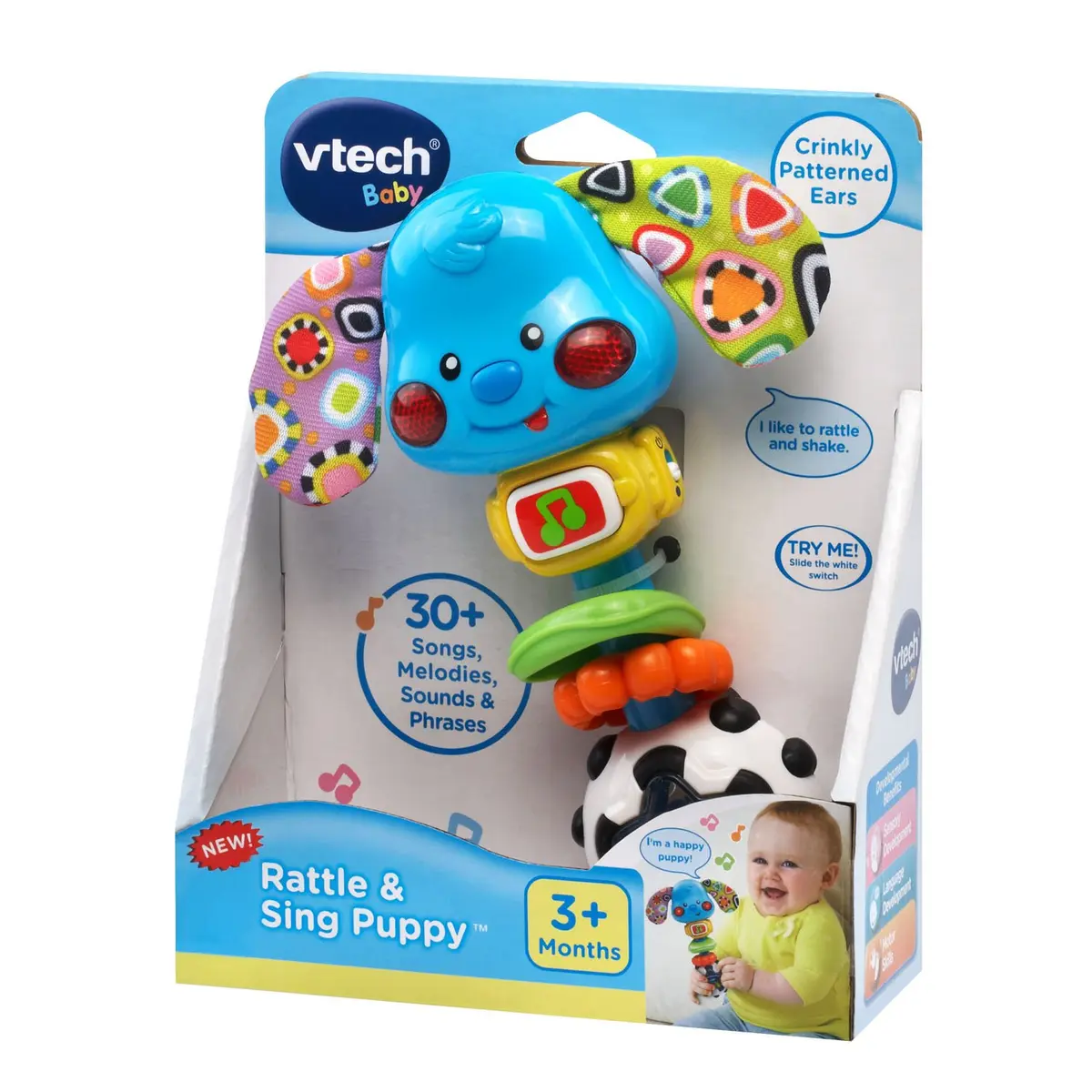 VTech Baby Rattle and Sing Puppy | Interactive Toy for 3 Months to 2 Years - view 8