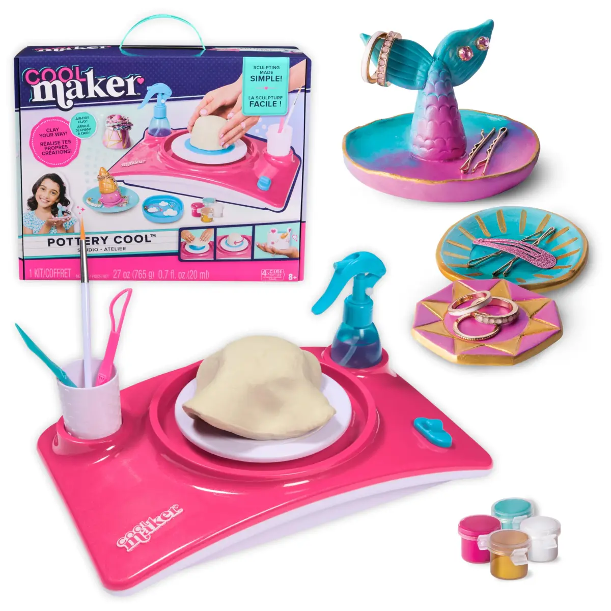 Cool Maker Pottery Studio Air-Dry Clay Craft Kit | Arts and Crafts Kids Toys for Ages 8+ - main product image