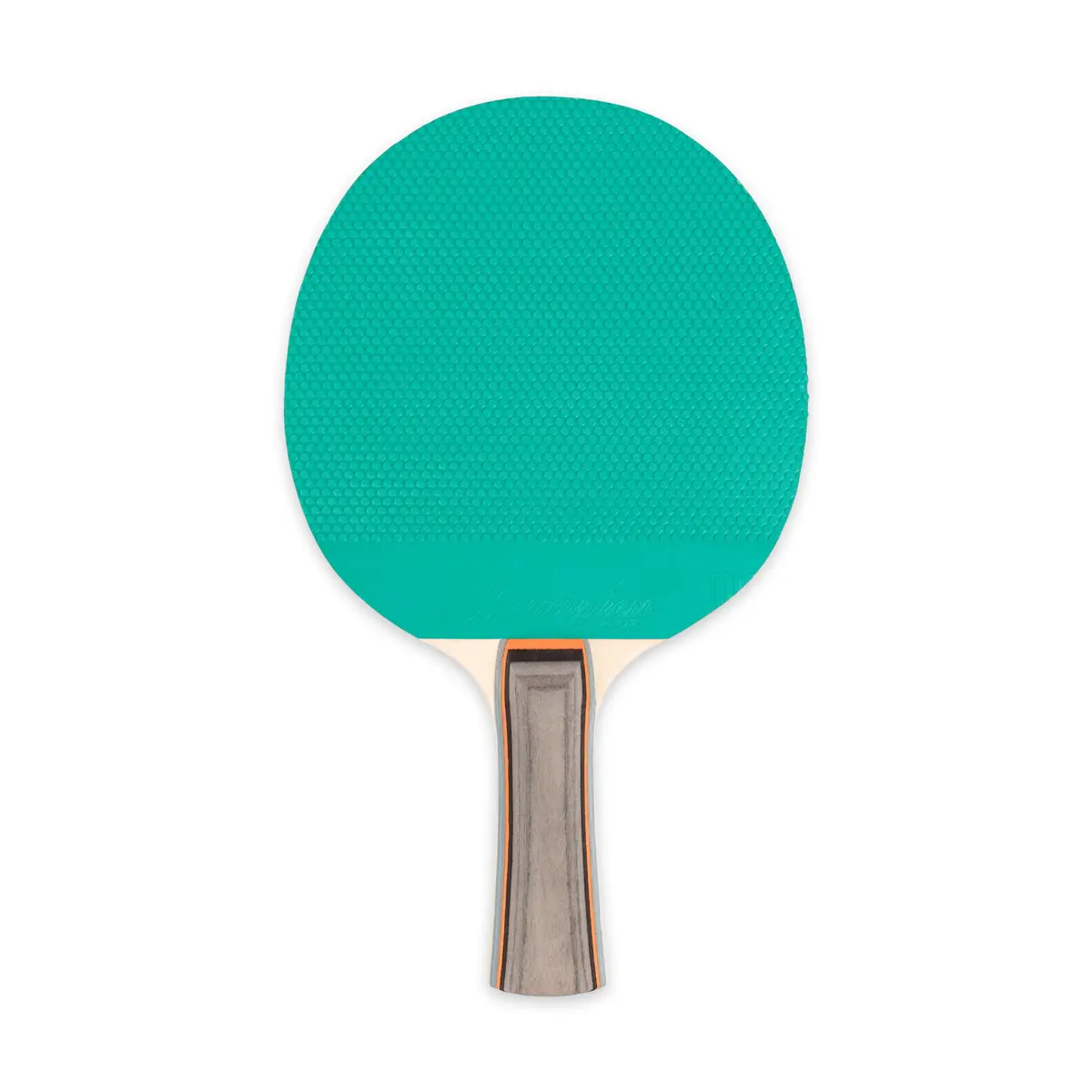 Champion Sports Table Tennis Paddle, Assorted Colors | 5 Ply Rubber Face, Straight Handle, Assorted Colors - view 2
