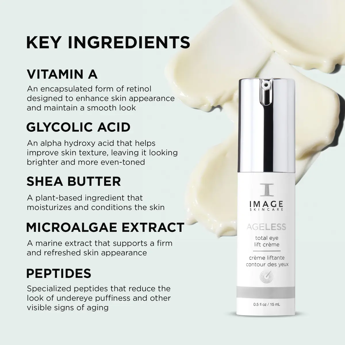 IMAGE Skincare AGELESS Total Eye Lift Crème 15ml (0.5 fl oz) | Reduces Aging Signs Around Eyes - view 5