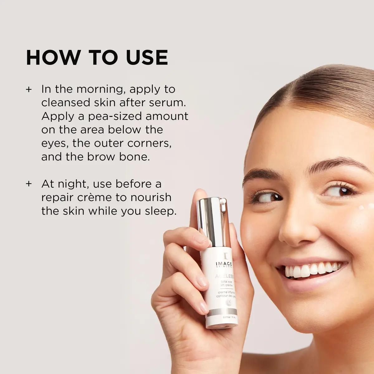 IMAGE Skincare AGELESS Total Eye Lift Crème 15ml (0.5 fl oz) | Reduces Aging Signs Around Eyes - view 6