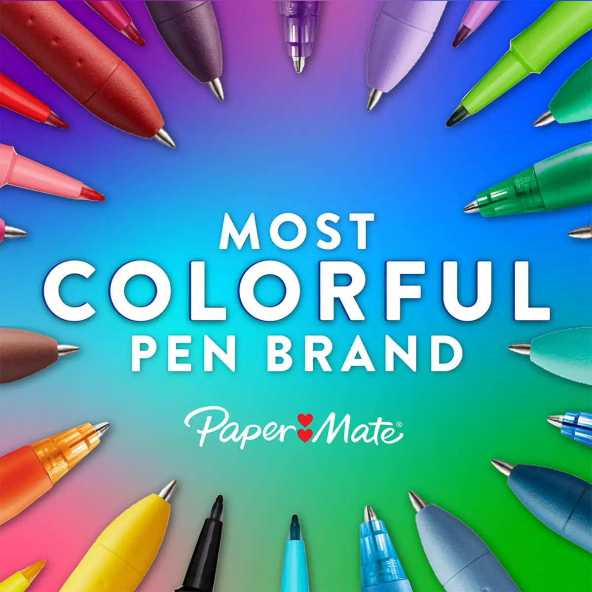 Paper Mate InkJoy Gel Pens, Medium Point (0.7mm), 20 Count | Fast-Drying, Vibrant Colors for School & Office - view 6