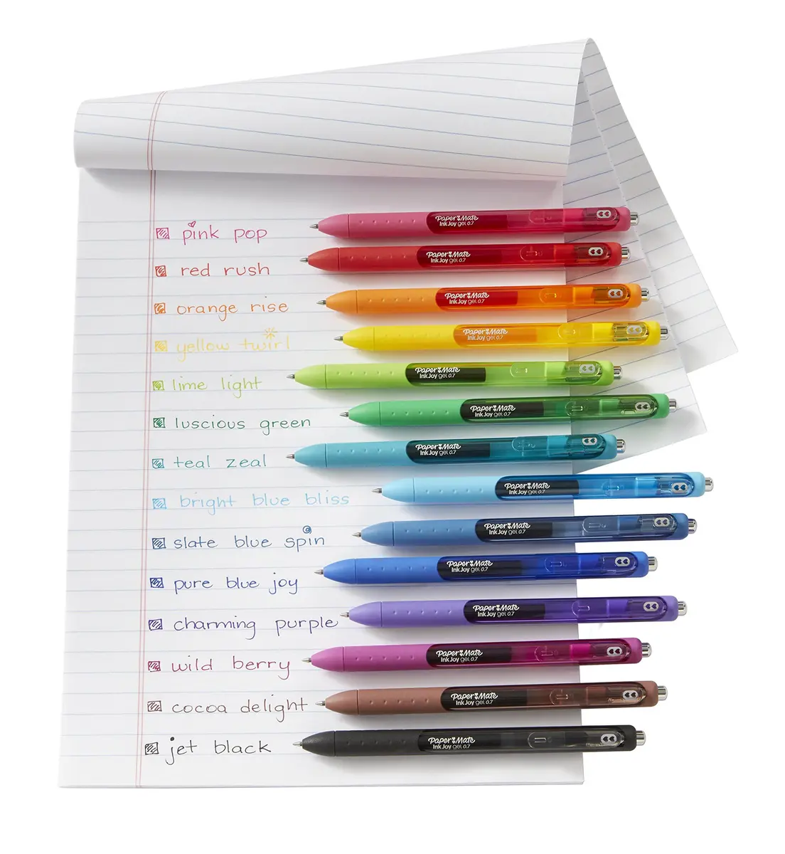 Paper Mate InkJoy Gel Pens, Medium Point, Black, 12 Count | Fast Drying Gel Ink for Smooth Writing - view 8