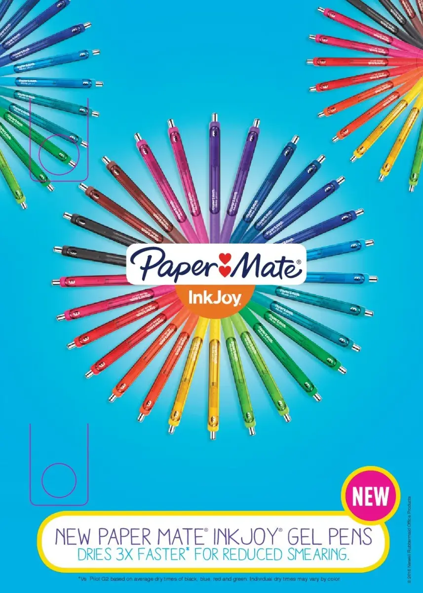 Paper Mate InkJoy Gel Pens, Retractable, Fine Point (0.5mm), Black Ink, 12 Count | Smooth Ink Flow - view 6