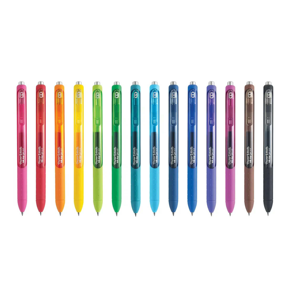 Paper Mate InkJoy Gel Pens, Retractable, Fine Point (0.5mm), Black Ink, 12 Count | Smooth Ink Flow - view 7