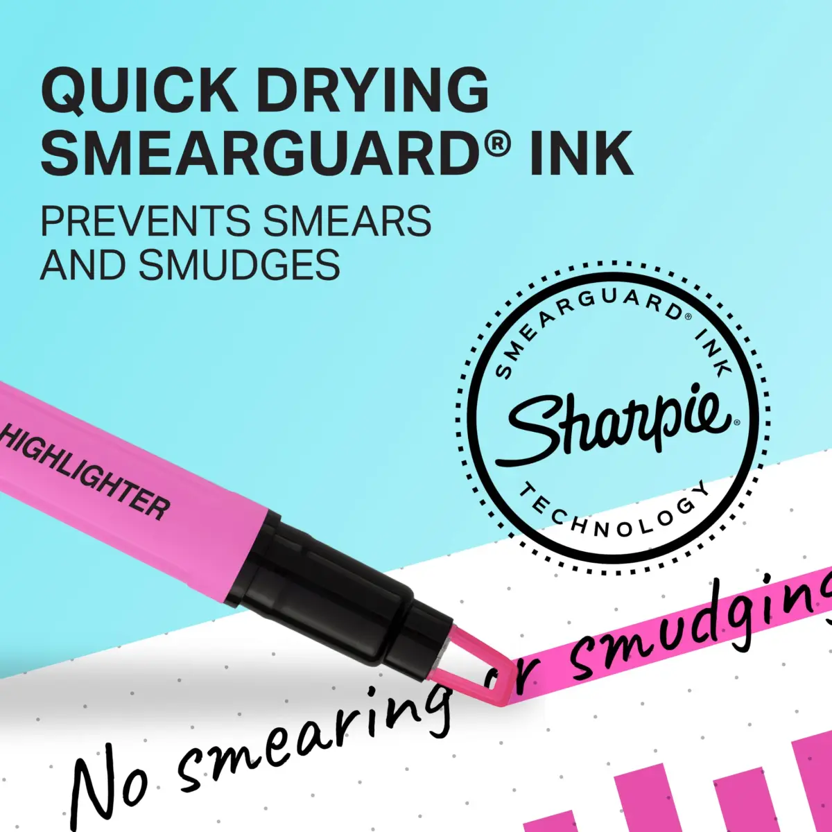 Sharpie Clear View Highlighter Sticks, Chisel Tip, Assorted Colors, 8-Pack | Essential School & Teacher Supplies - view 3