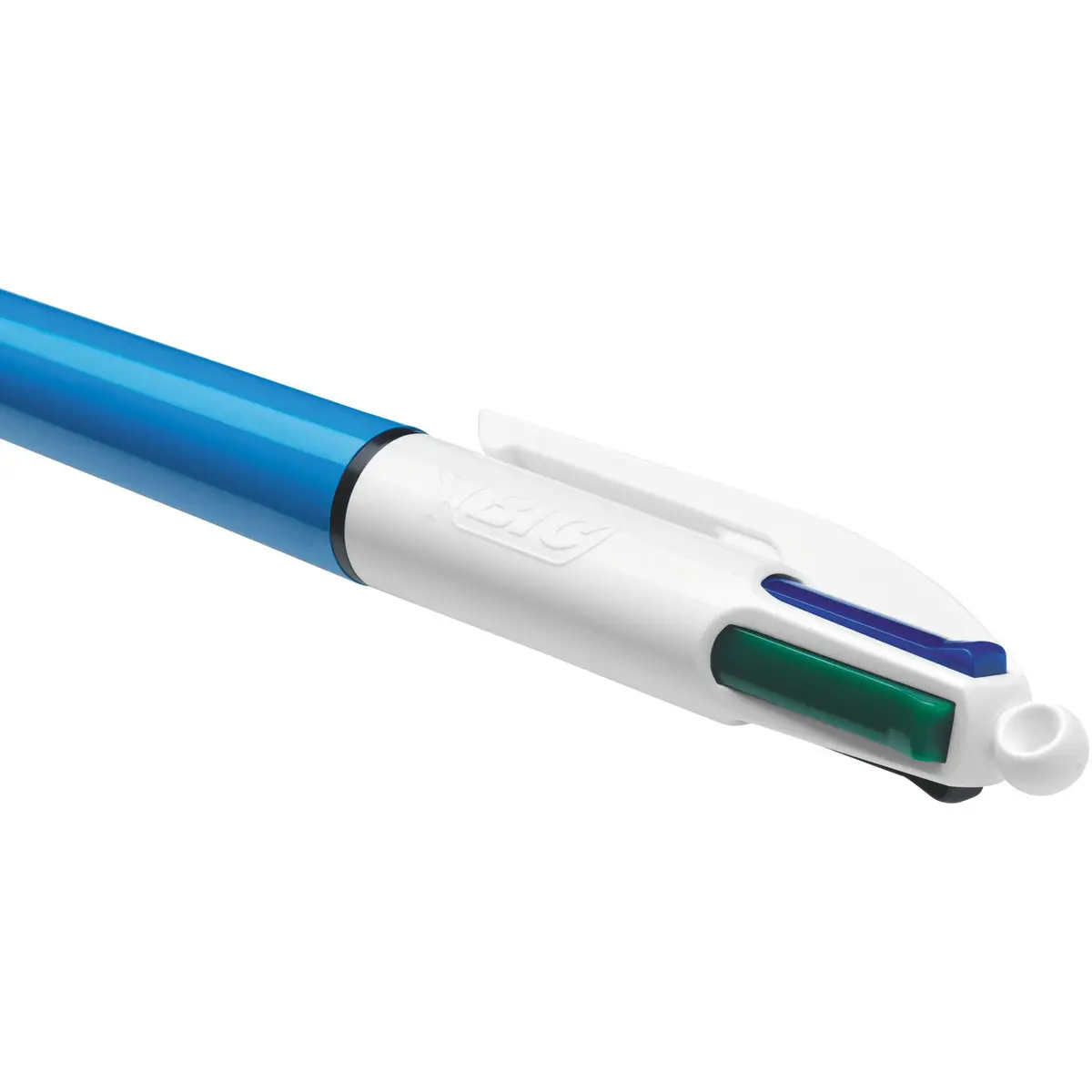 BIC 4 Colours Family Pen Pack of Retractable Ballpoint Pens with Four Ink Colours, Set of 4 (2 Mini, 2 Original) | Multi-Colour, Medium 1.0 mm - view 3