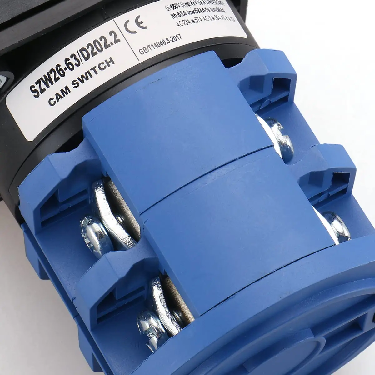 Baomain 63A Rotary Changeover Switch AC 660V 3-Position 2-Phase | Heavy-Duty Industrial Power Control - view 2