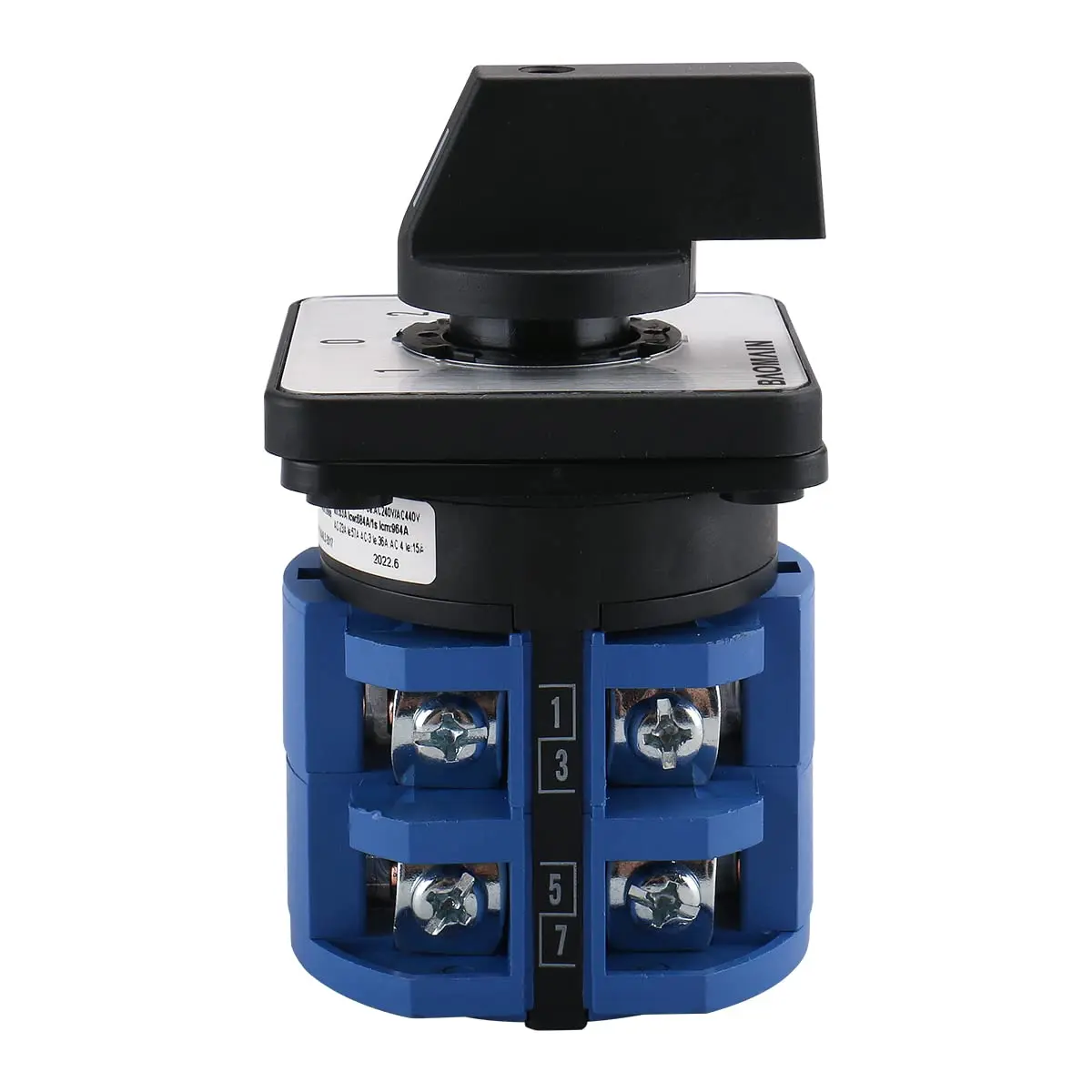 Baomain 63A Rotary Changeover Switch AC 660V 3-Position 2-Phase | Heavy-Duty Industrial Power Control - view 4