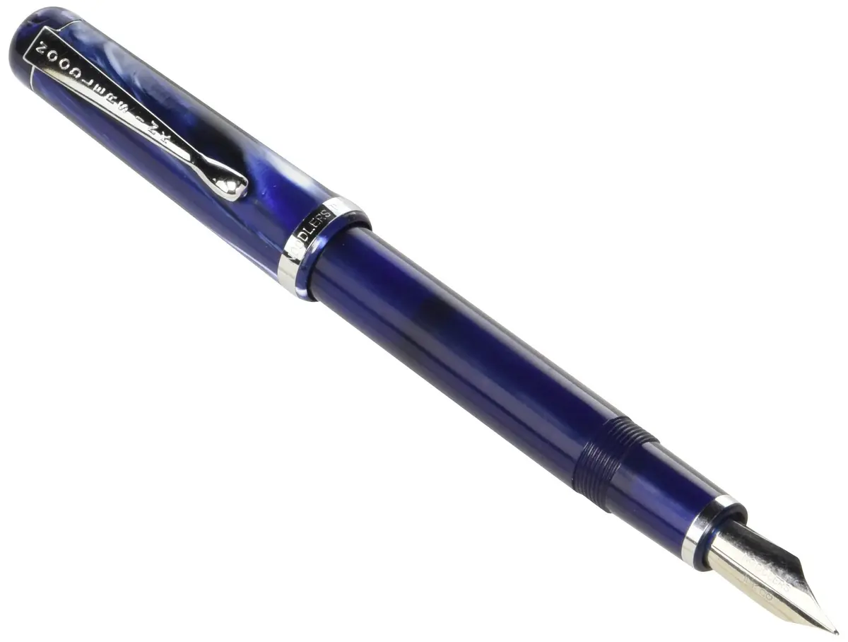 NOODLER'S Konrad Flex Nib Piston Fill Fountain Pen | Medieval Lapis, Fine/Medium Nib, Refillable - main product image