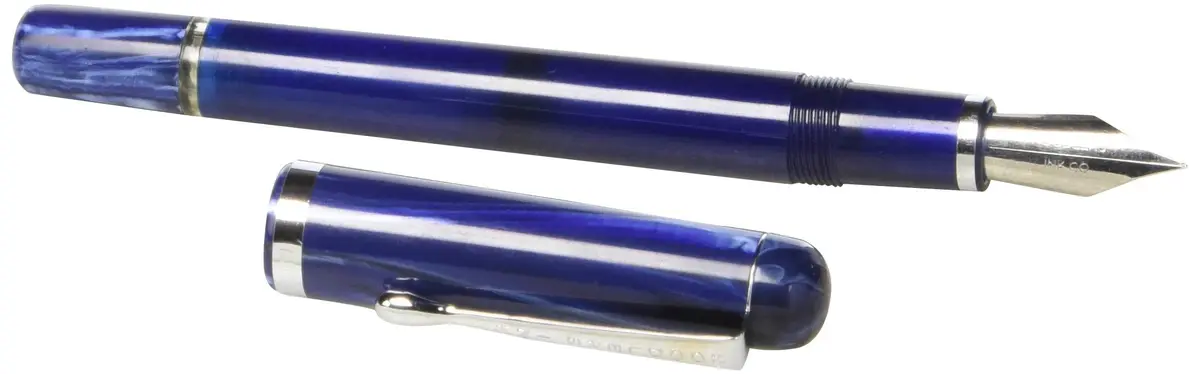 NOODLER'S Konrad Flex Nib Piston Fill Fountain Pen | Medieval Lapis, Fine/Medium Nib, Refillable - view 2