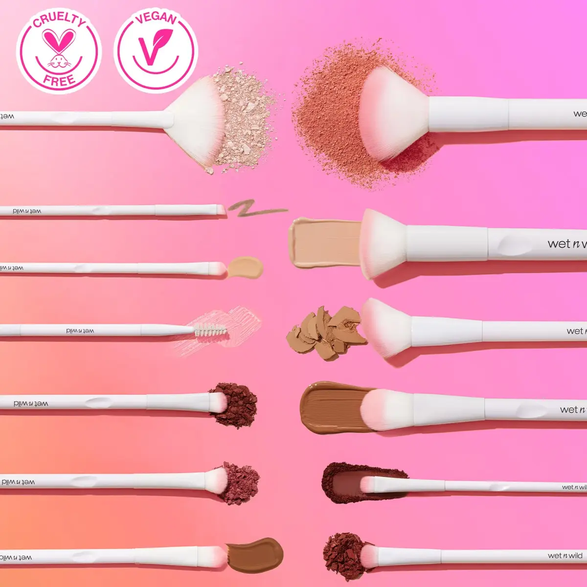 wet n wild Angled Liner Brush, Precision Makeup Blending Brush 18.5 cm (7.28 in) | Flawless Foundation Application - view 2