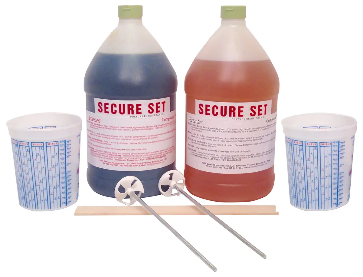Secure Set - 10 Post Kit - Commercial Grade - 2 Gallons | Fast Fence Post Installation - main product image