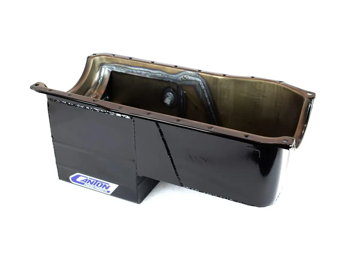 Canton Racing Products 16-724 Oil Pan (351C Ford Rear Sump 4X4 Truck) 9" Long 10" Deep | Heavy Duty Ford 351C Engine Oil Pan - main product image