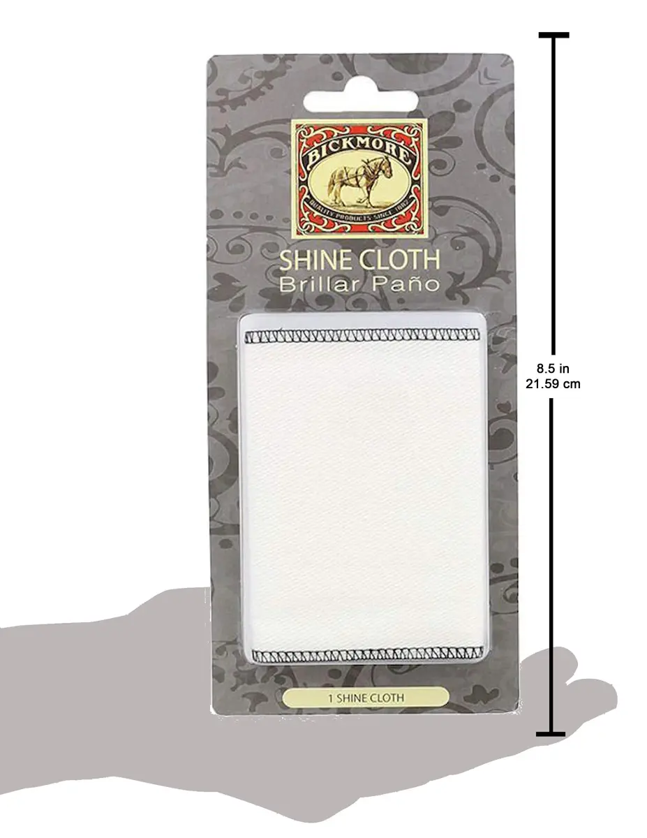 Bickmore Cotton Flannel Shoe Shine Cloth 30cm (12") | Premium Lint-Free Polishing for Leather Footwear - view 5