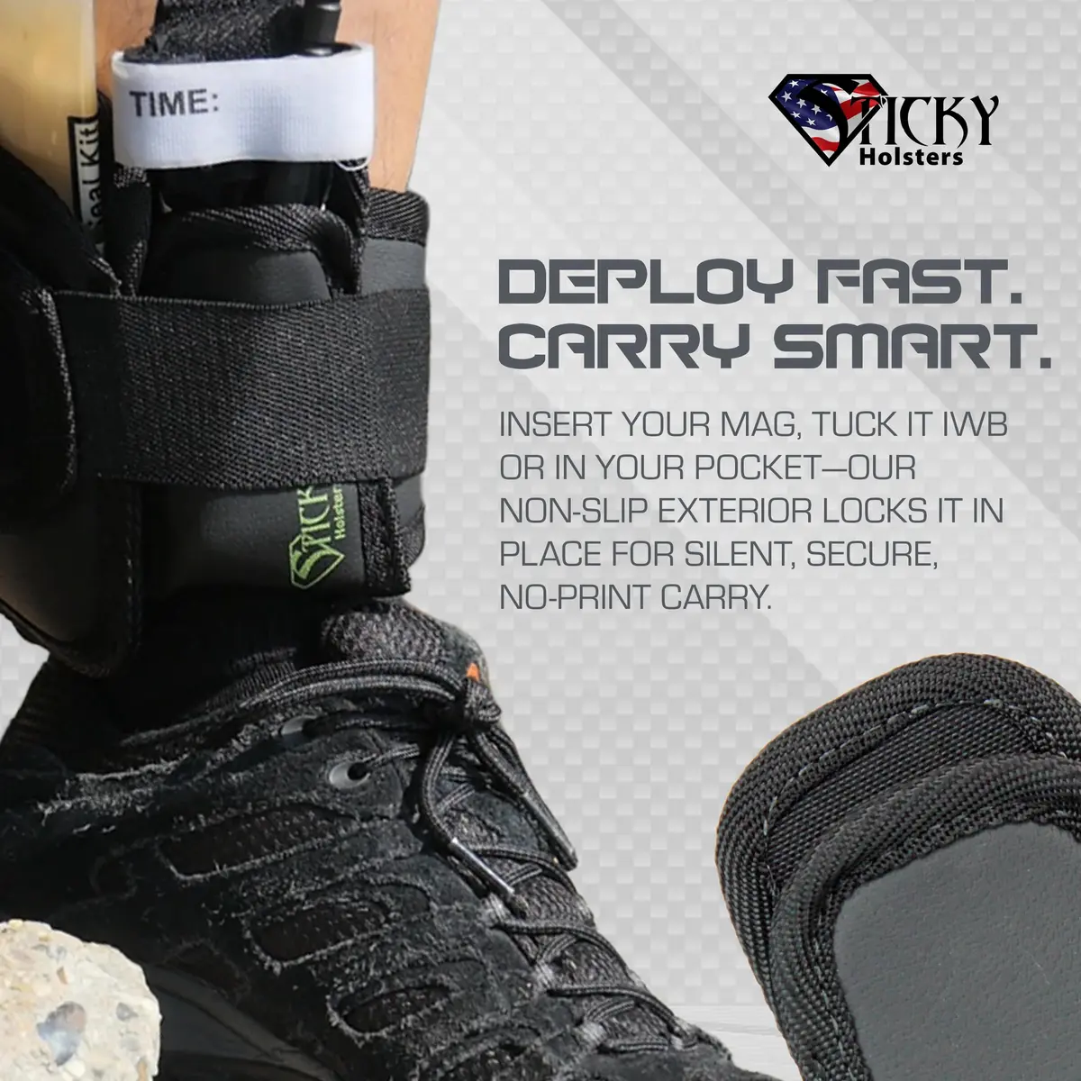 Sticky Holsters Mag Sleeve 2 Pack | Concealed Carry Magazine Holster IWB - view 2