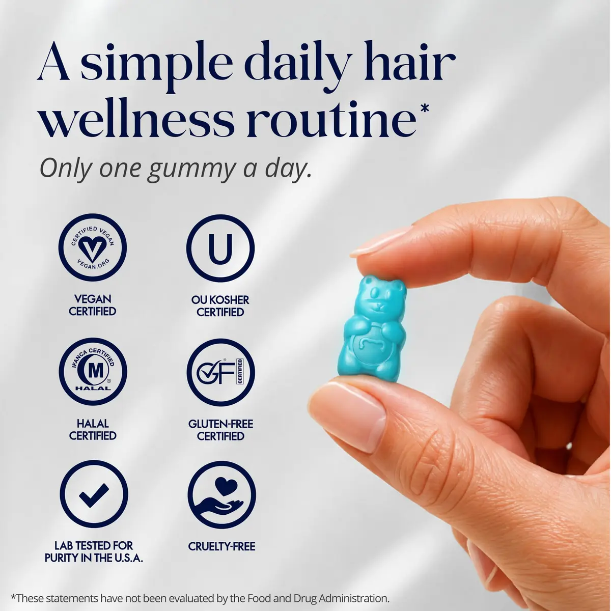 SugarBearHair Hair Vitamin Gummy 2 Month Supply Berry | Vegan Hair Growth Support - view 3