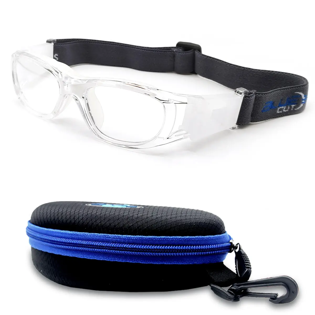 BLUE CUT Safety Basketball Goggles for Kids | Impact-Resistant, Anti-Fog, Adjustable Fit - main product image