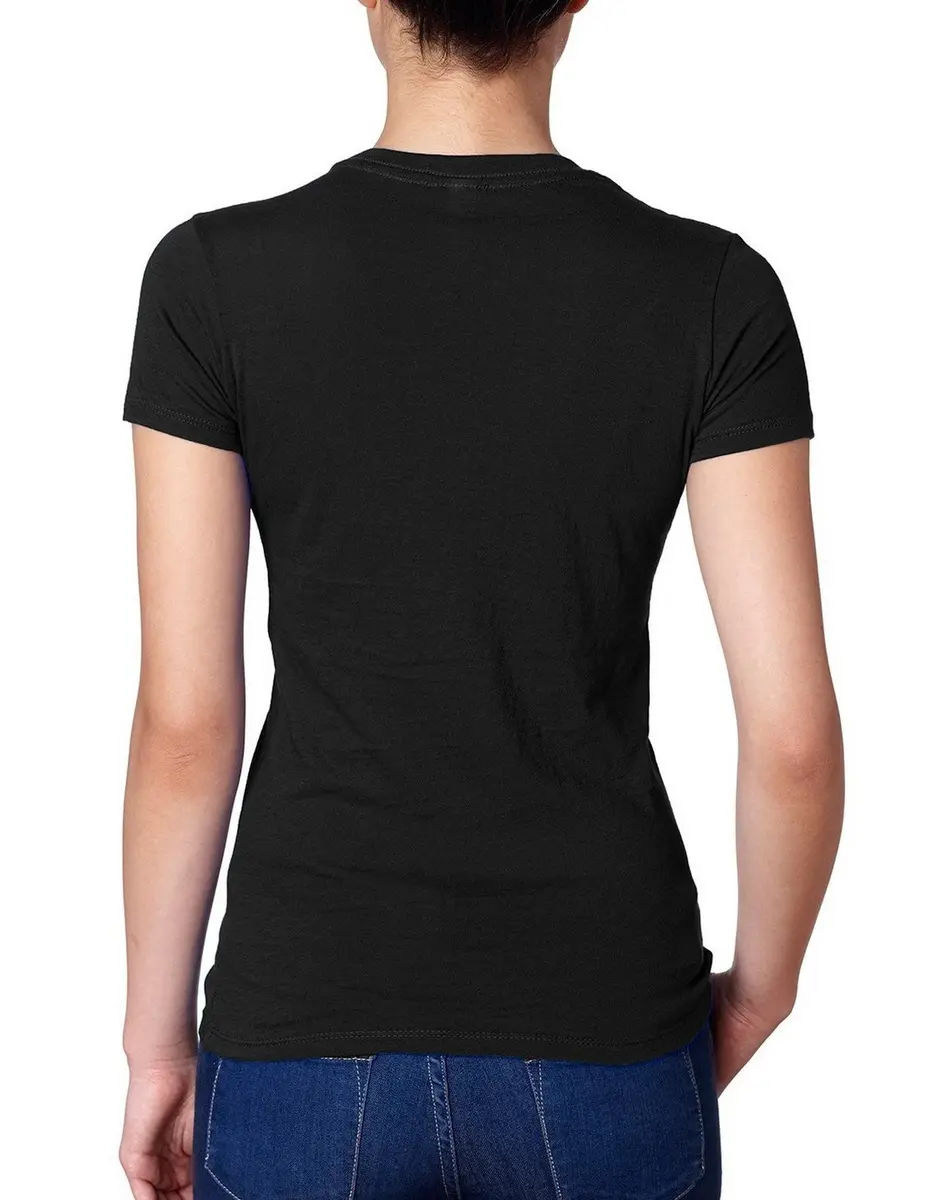 Next Level Women's Signature Style Boyfriend Jersey T-Shirt Black XXX-Large | Classic Crew Neck Cotton Tee - view 4