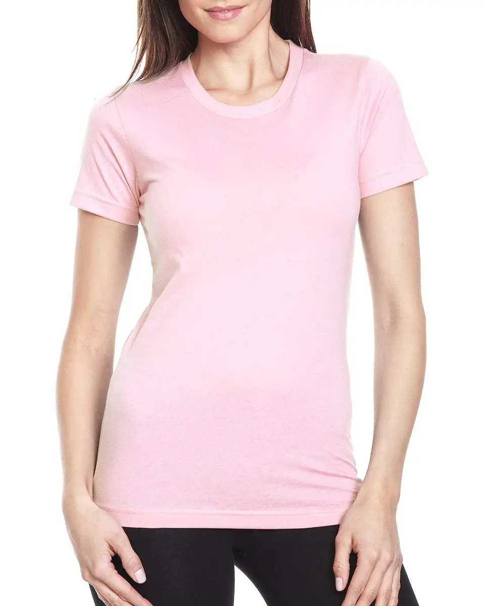 The Next Level Women's Signature Style Boyfriend Jersey T-Shirt, 3XL, Light Pink | Casual Cotton Tee for Women - main product image