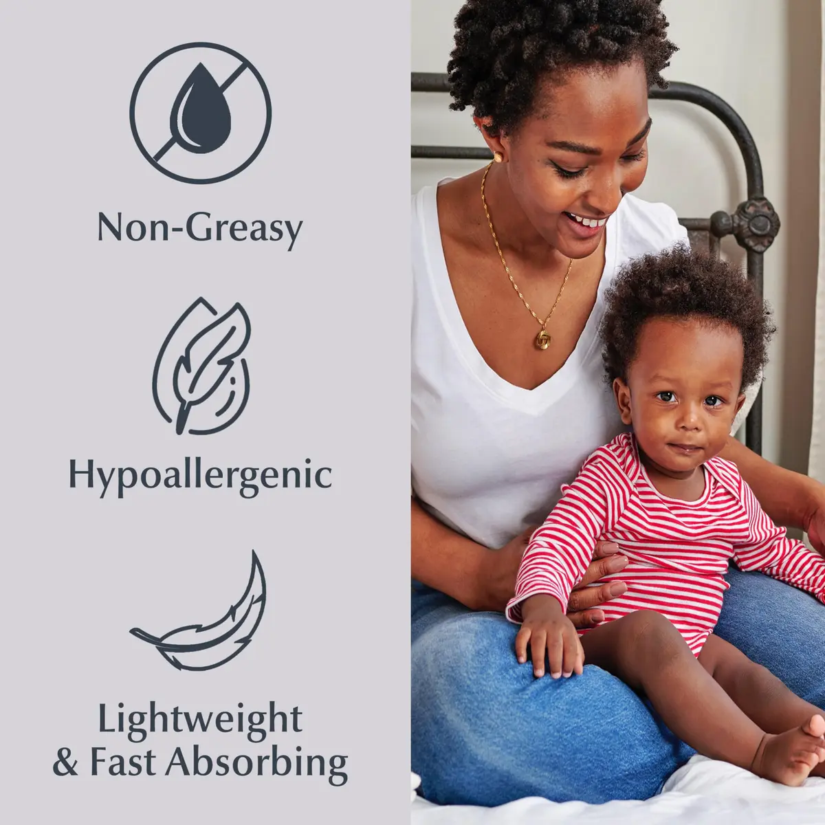 Eucerin Baby Gentle Baby Lotion, Pro-Vitamin B5 and Shea Butter, 399ml (13.5 Fl Oz) | Hypoallergenic for Sensitive Skin - view 5
